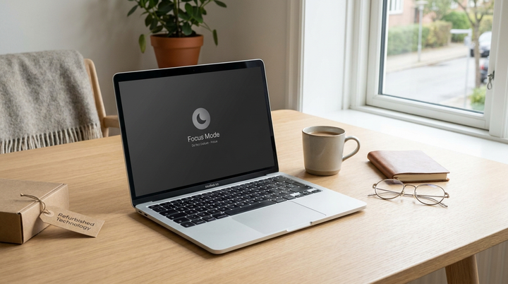 Fokus-Modus und Mitteilungsverwaltung auf Ihrem MacBook