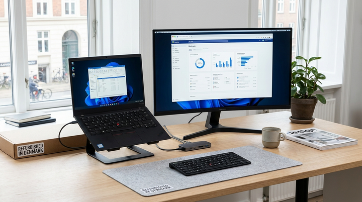So verbinden Sie Ihr Lenovo mit einer Dockingstation und einem externen Bildschirm
