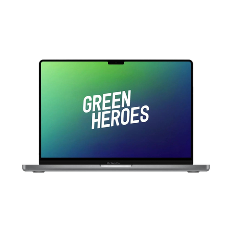 MacBook Pro 2021 — Meget flot stand — Green Heroes
